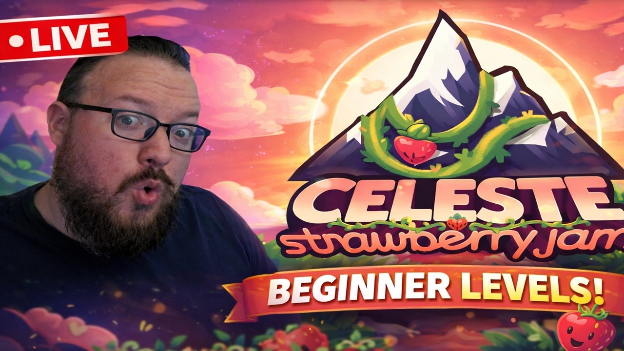 Intermediate Levels In Strawberry Jam Celeste! Live First Playthrough !