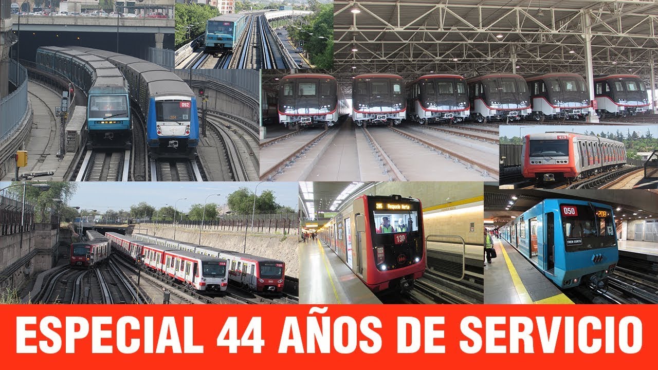 Metro De Santiago | Especial Aniversario 44 Años de Servicio
