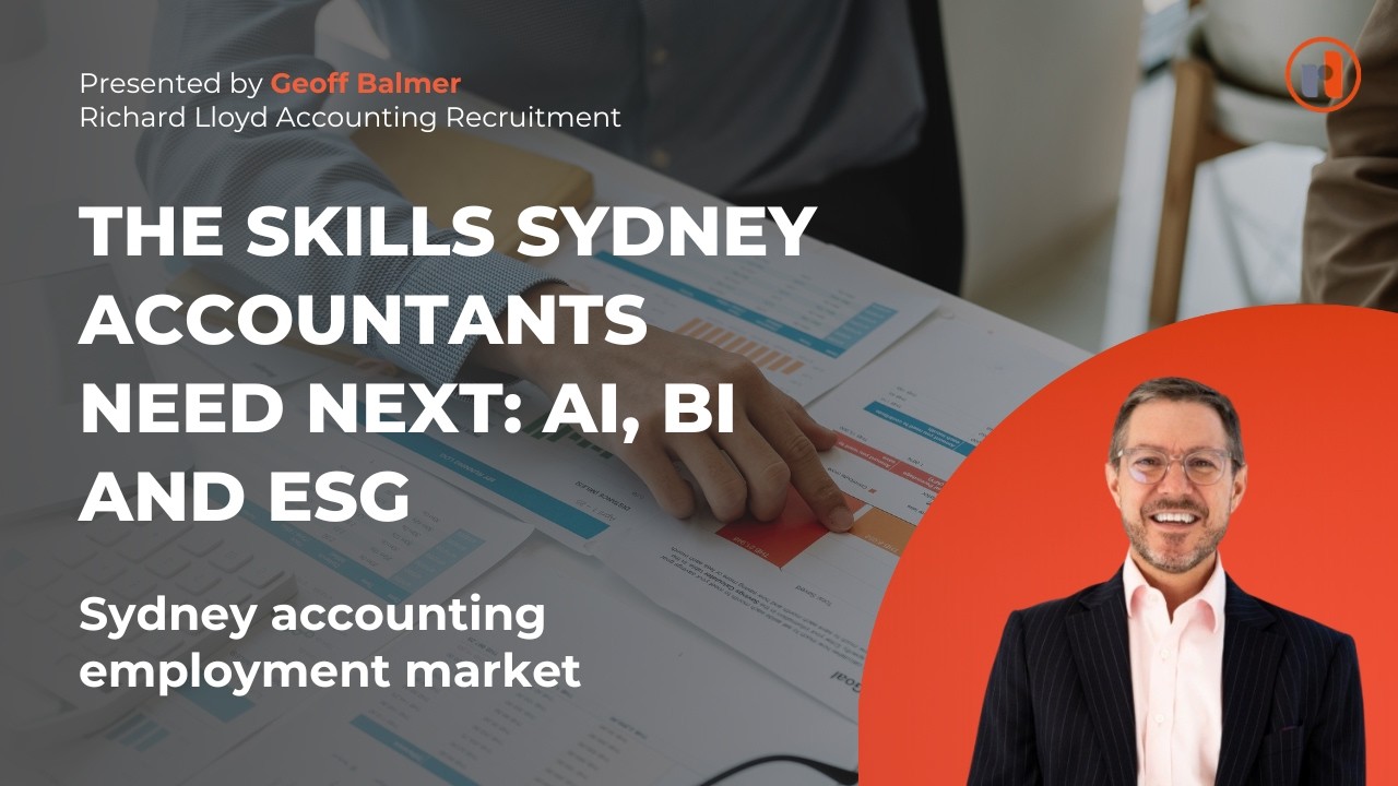 Sydney accountants AI, ESG and BI skills you need in 2026 and beyond