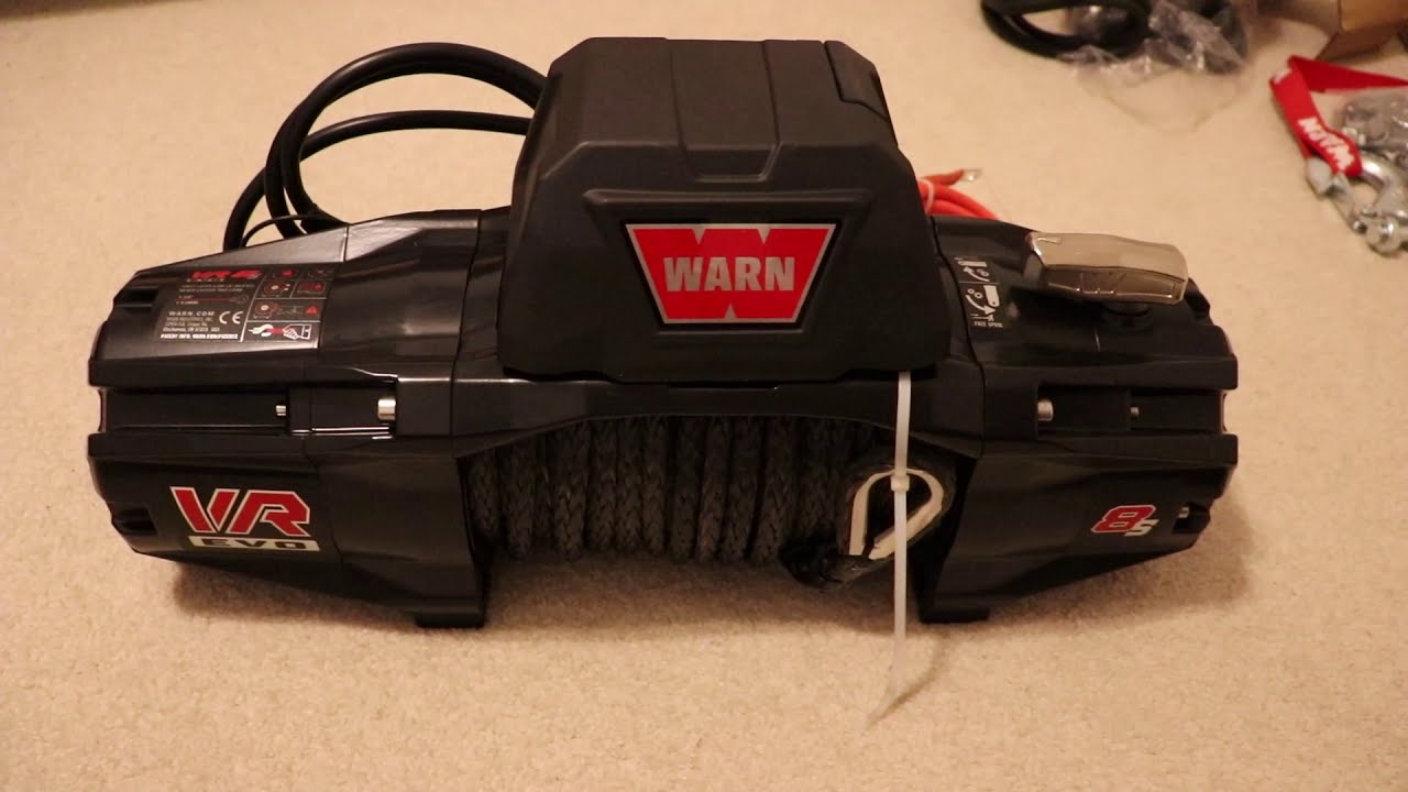 Warn winch unboxing | VR EVO 8S