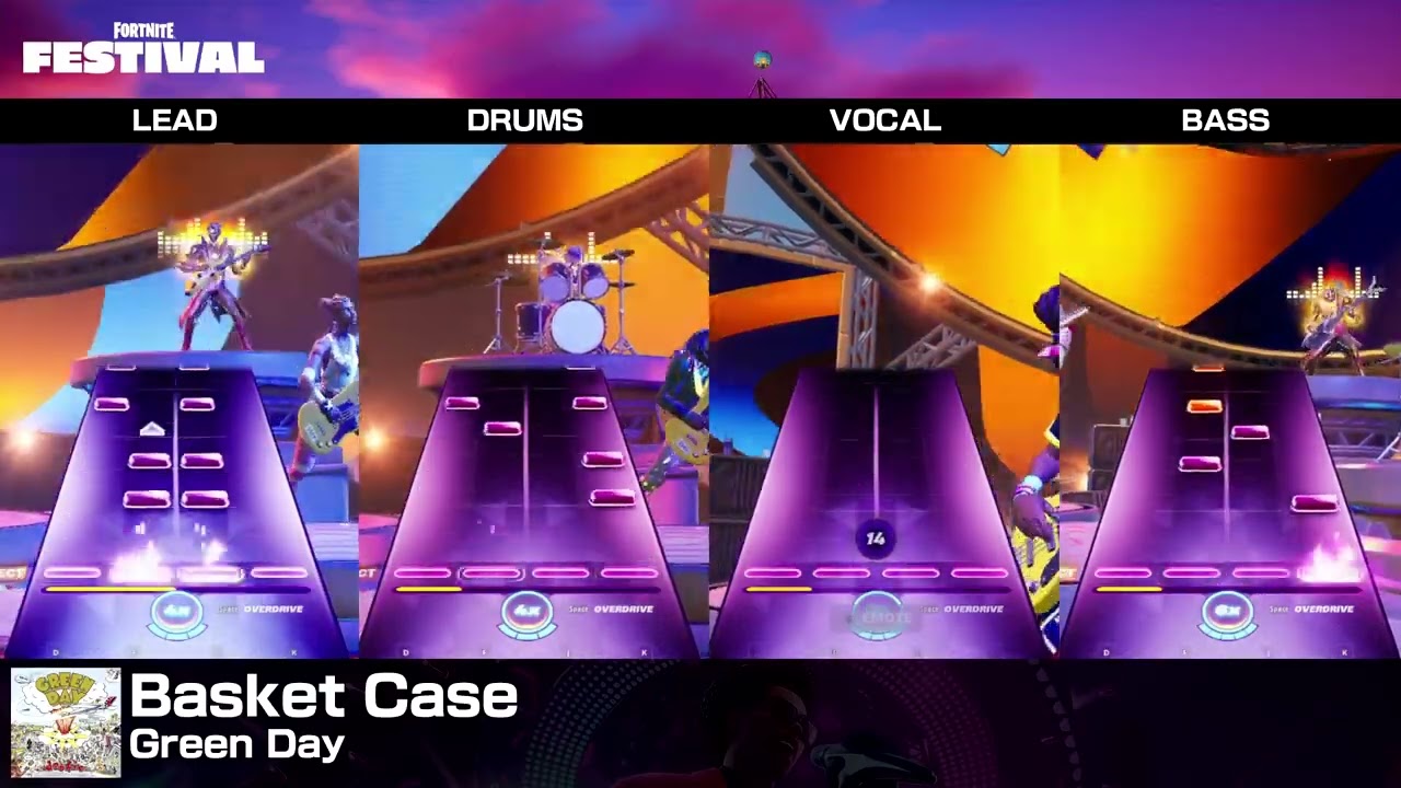 [Fortnite Festival] Basket Case (Hard Full Band, 100% Flawless)