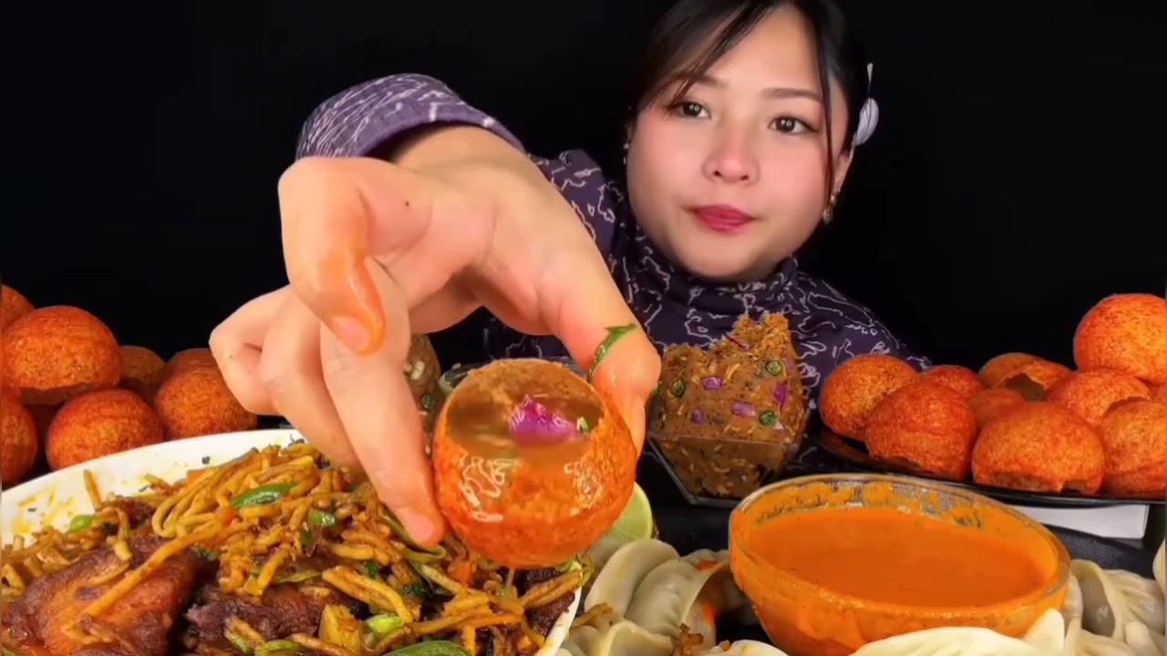 Spicy asmr eating video (03)