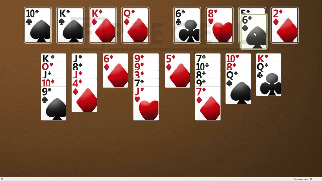 Solution to freecell game #60 in HD