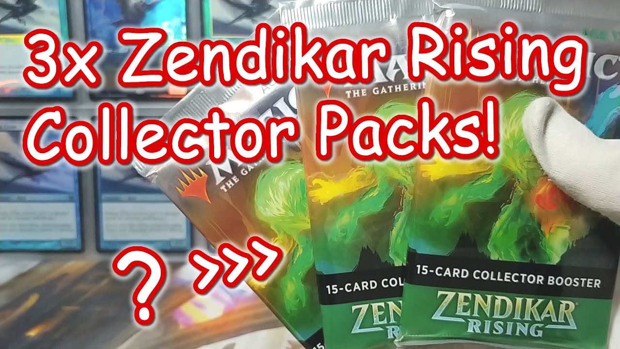 ZENDIKAR FALLING!!! Magic: The Gathering Zendikar Rising collector pack opening.