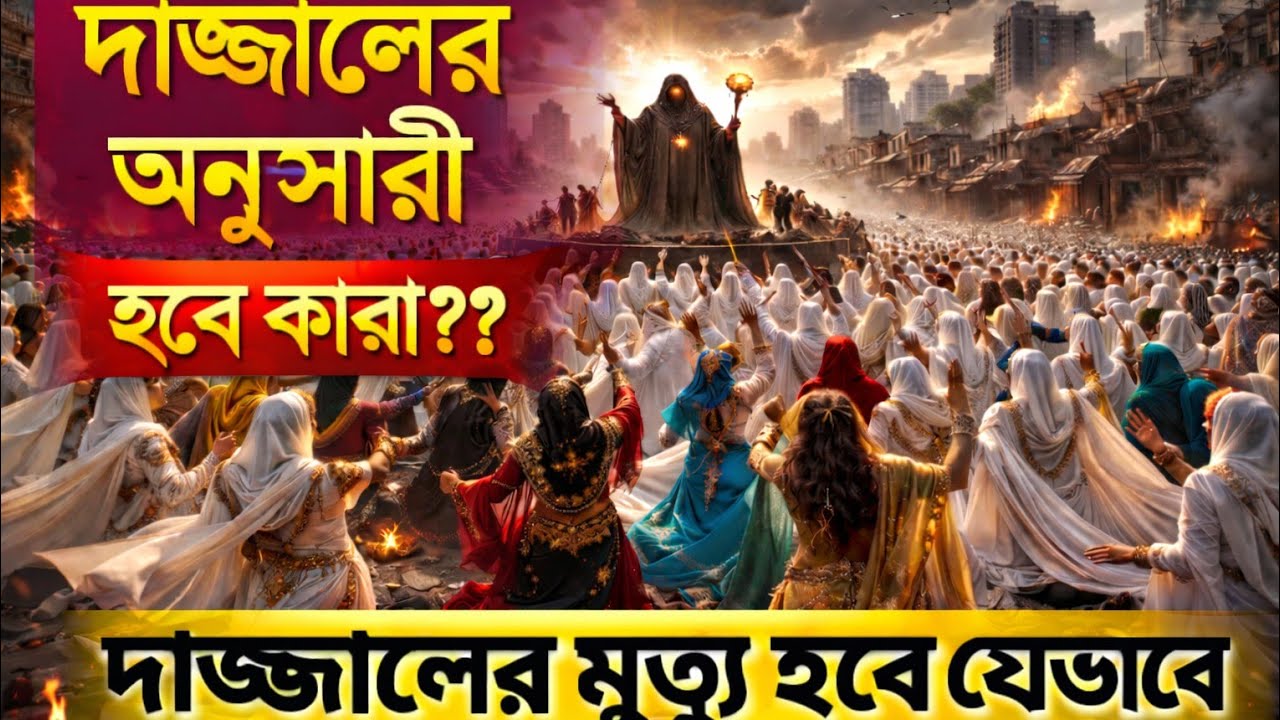 দাজ্জালের আগমন- দাজ্জালের মৃত্যু হবে যেভাবে || ইমাম মাহাদী-হযরত ঈসা (আ:) || Keyamoter Alamot