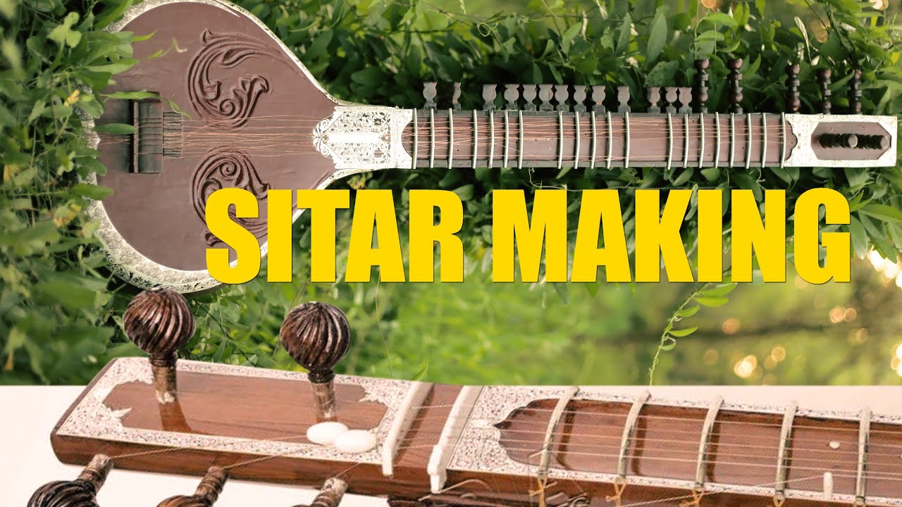 How to creative a sitar demo | making of sitar with wood
