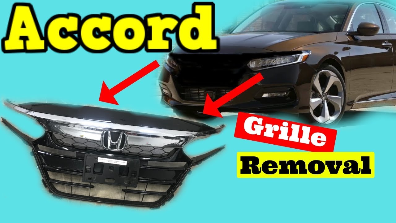 2018 2019 Honda Accord Grille Removal How to Remove Replace Install