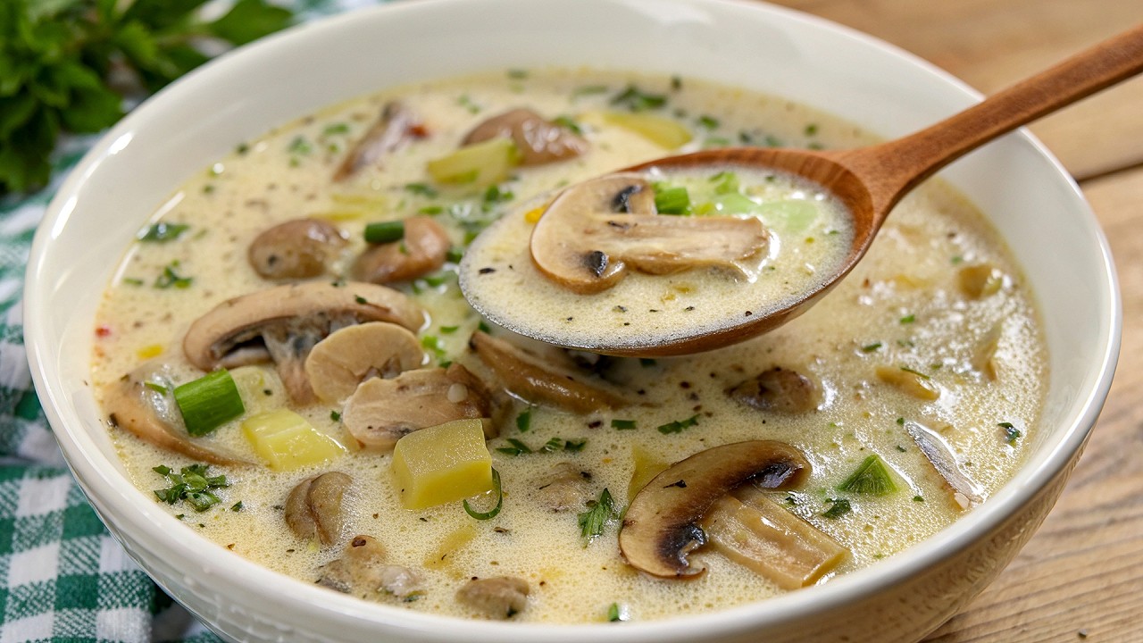 Hast du Knoblauch und Pilze? Unglaubliche Wintersuppe nach Omas Rezept!