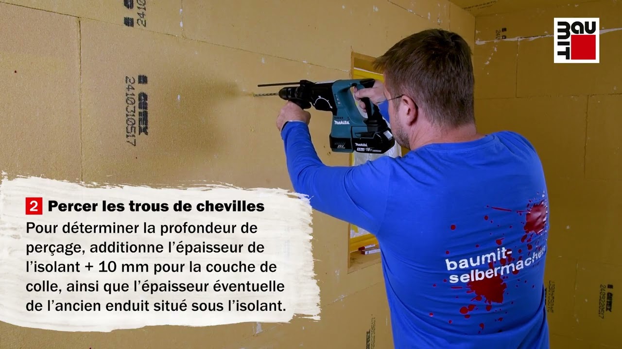Cheviller l’isolation intérieure (panneaux isolants en fibres de bois)