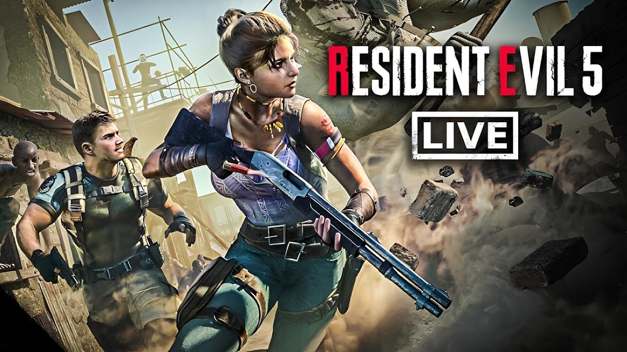 MAU RE7 KOK RAGU YAA KALO GELAP GELAPAN.... Resident Evil 5 #4