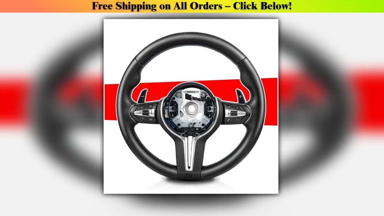 Leather Steering Wheel For BMW F20 F30 F31 F32 F34 F10 F11 F06 F01 F02 X1 F48 X2 F39 X3 F25 X4 F26