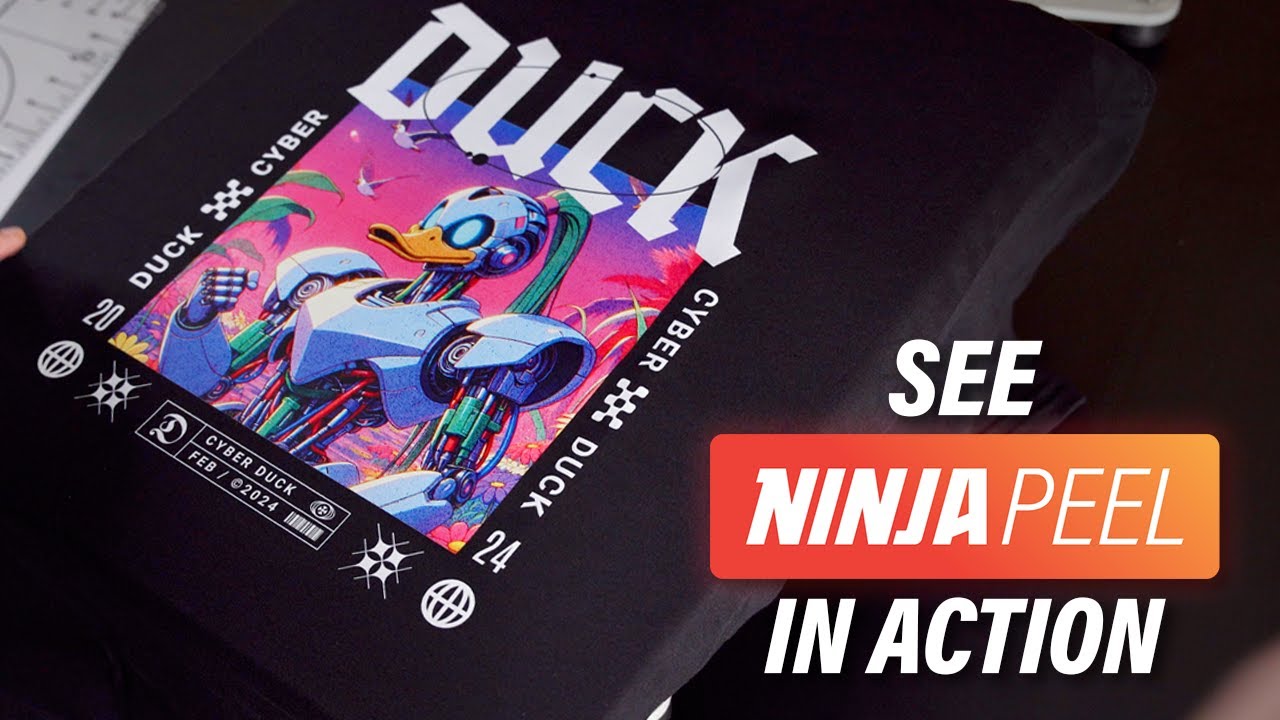 Ninja Peel DTF Transfer Pressing Tutorial