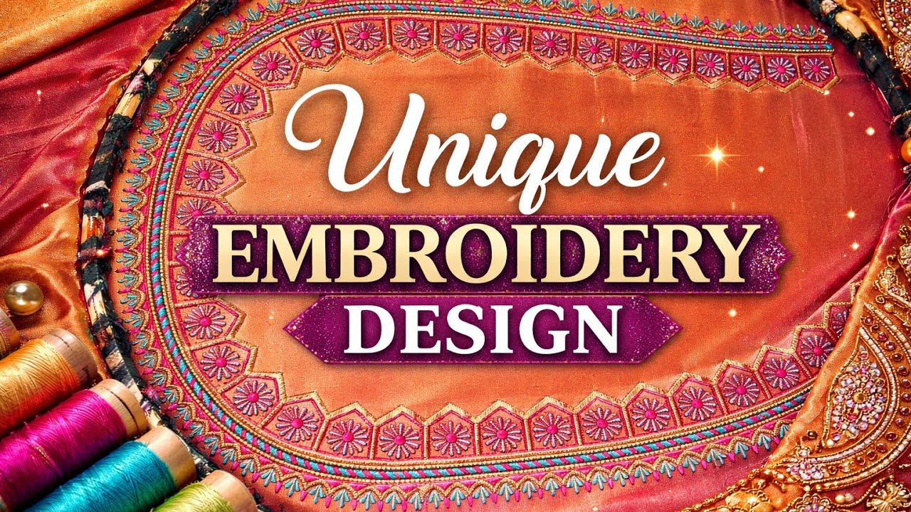 Cut Work Machine Embroidery Blouse Design #Embroidery Design @ Uniqueembroiderydesigns 