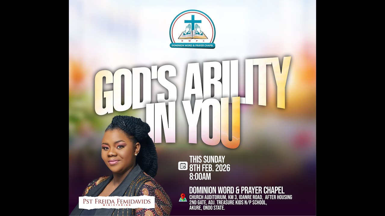 GOD'S ABILITY IN YOU || PST FREIDA FEMIDAVIDS  #GodsAbility #Faith #Grace #DivineStrength #Believe