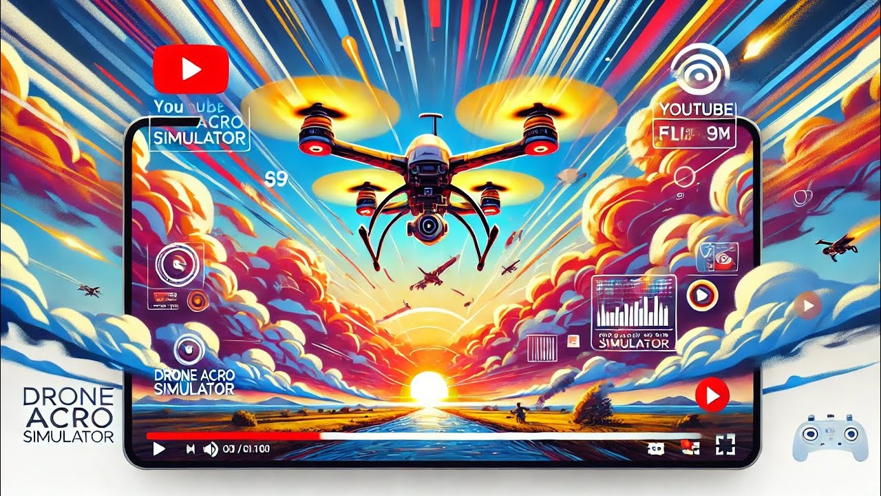 Simulador de Drone para Android - DRONE ACRO SIMULATOR- FPV VIRTUAL. #SEMMAIS