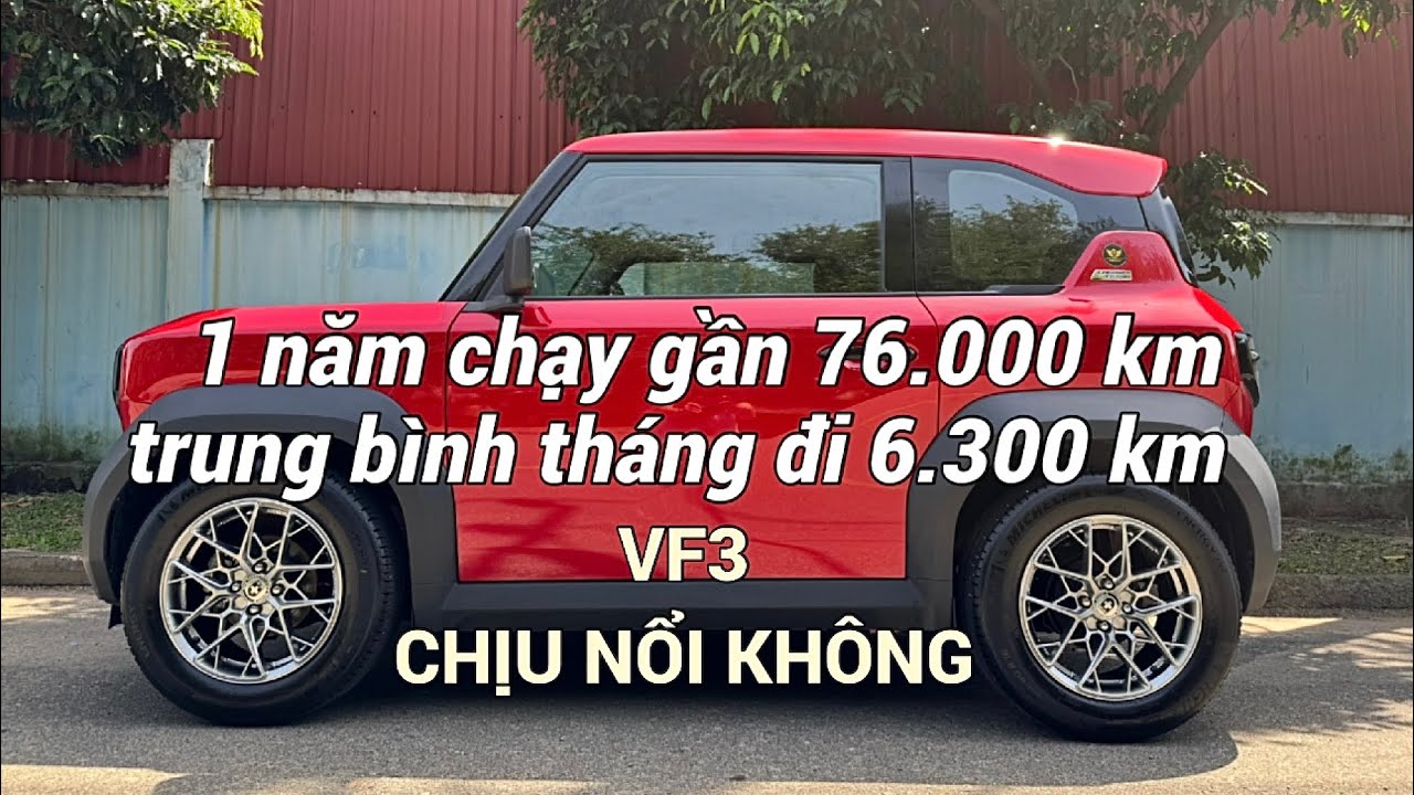 Nhận xe 11/2024 chạy tròn năm, có lẽ đây là chiếc VF3 odo cao nhất Việt Nam.