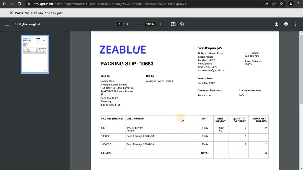 Distribution Centre Dispatching Orders - Qblue Inventory Management Software