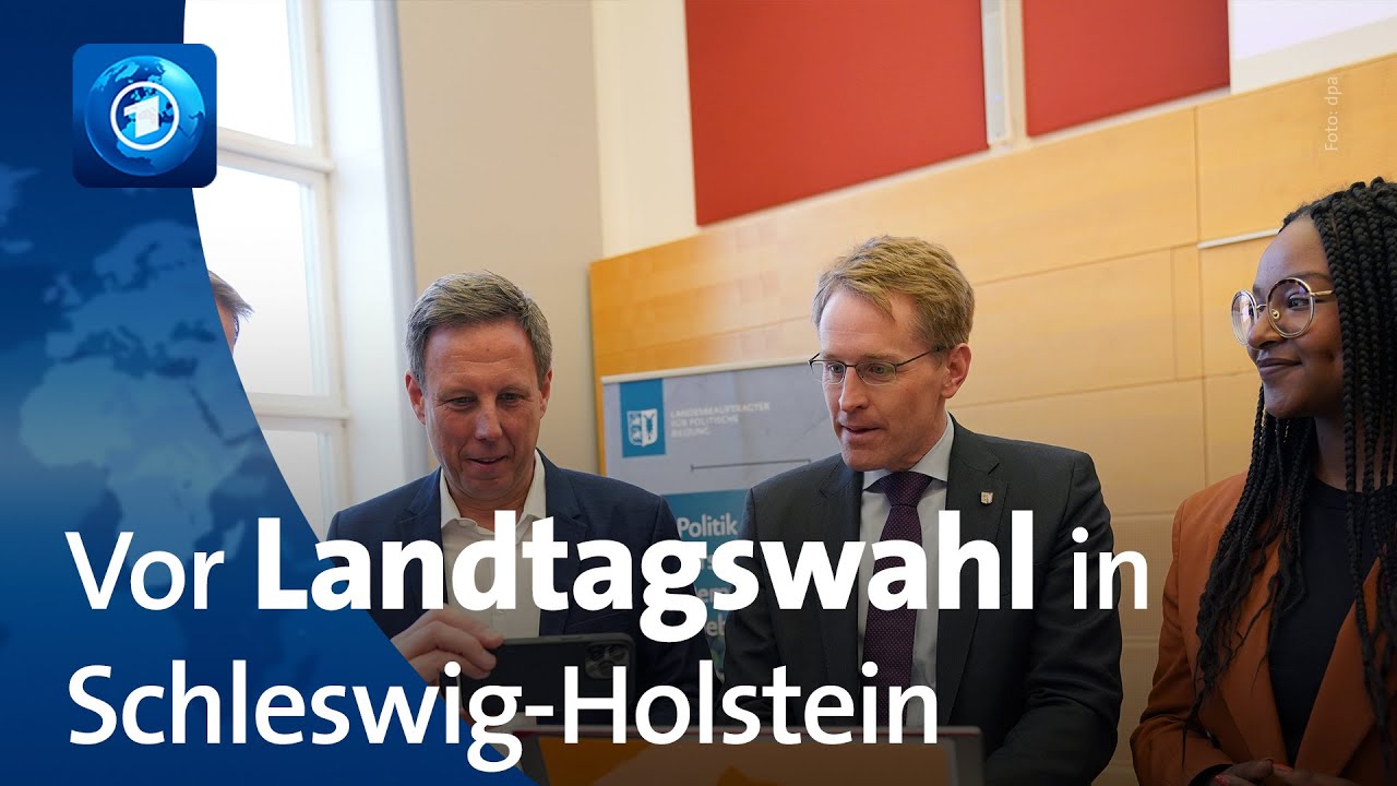Am 8. Mai wählt Schleswig-Holstein einen neuen Landtag - in Umfragen legt die CDU zu