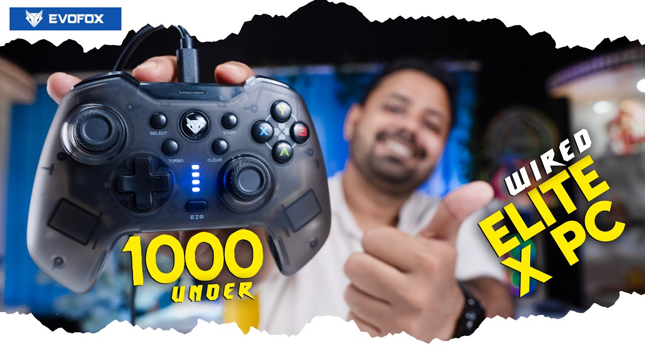 AMKETTE EvoFox Elite X Wired Gamepad | Best Gamepad Gaming Controller for PC Under 1000 in 2023