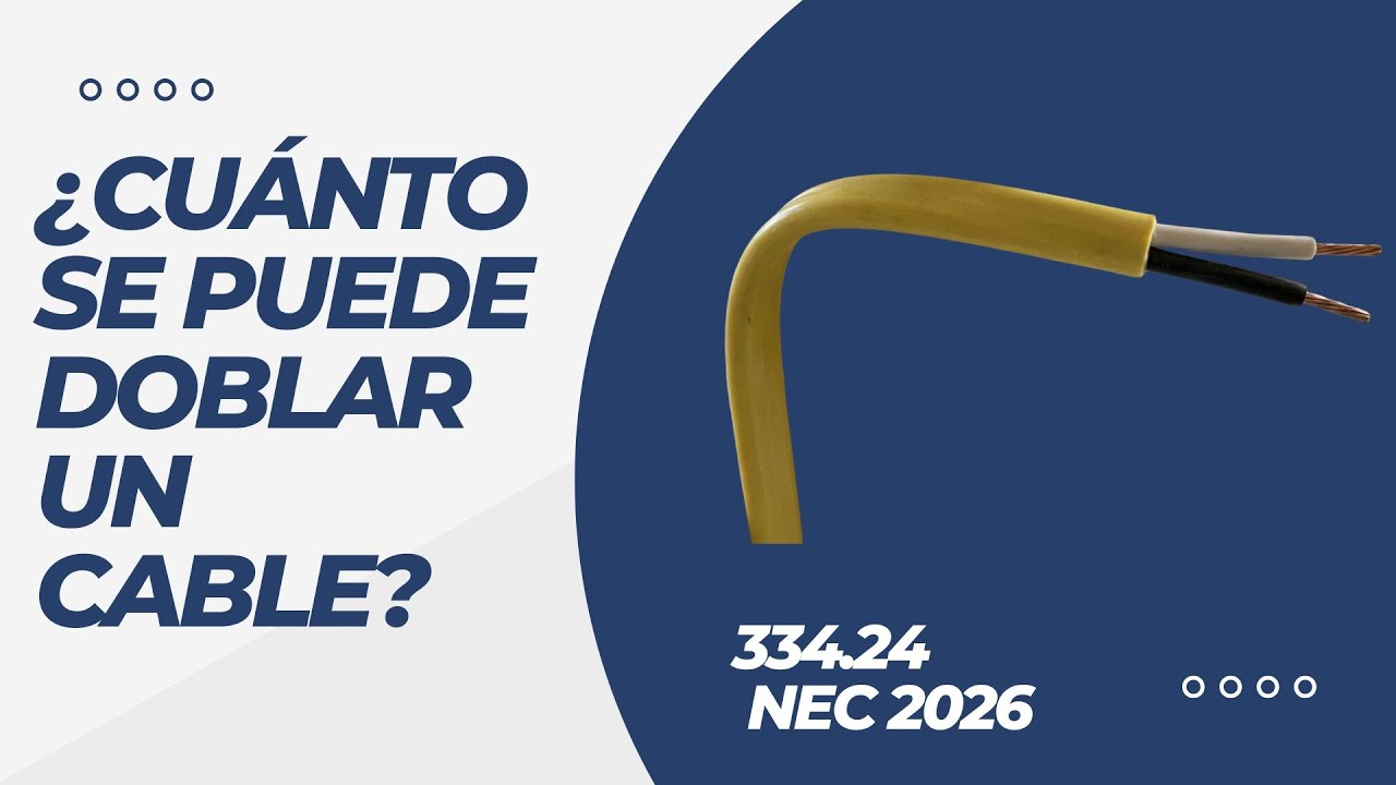 Radio de dobles de Cable NEC 334.24