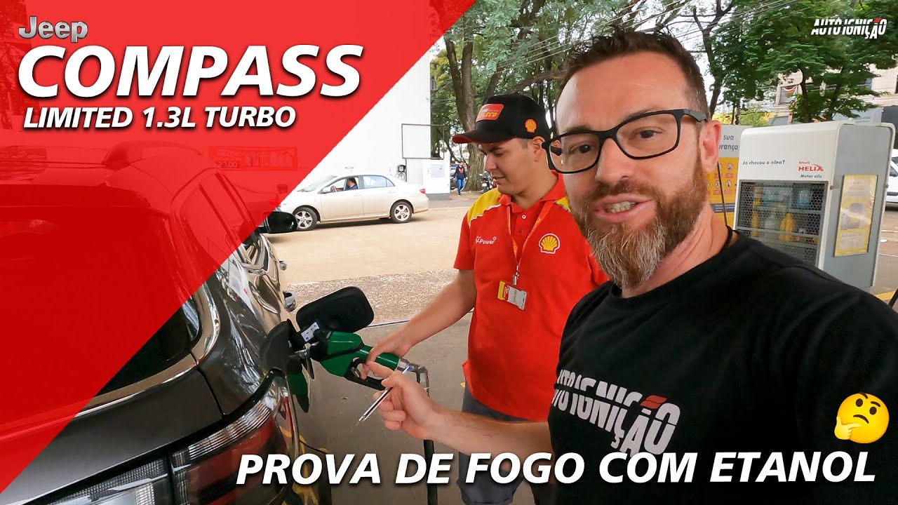 Prova de Fogo - Consumo Real de Combustível do Jeep Compass 1.3L Com Etanol