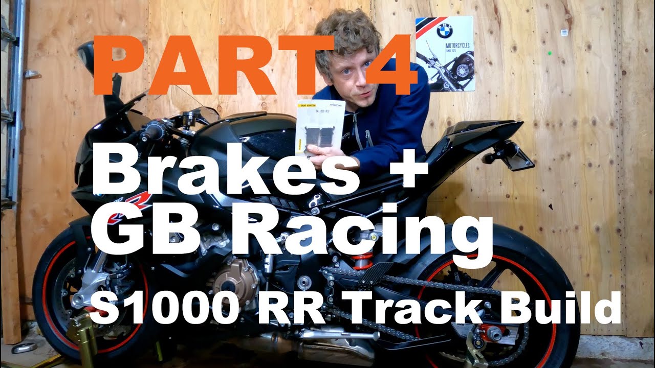Alpha Racing Brake Pads + GB Racing Covers - 2022 S 1000 RR Track Build