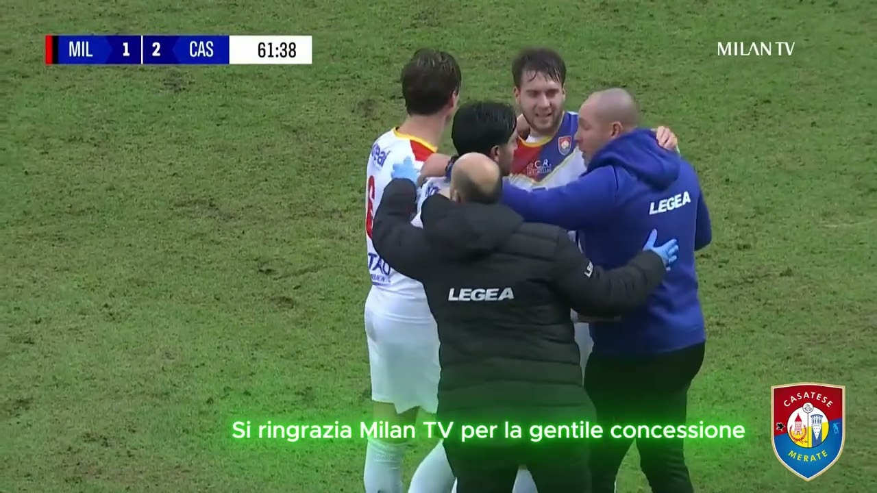 Tutte le azioni e i gol del match Milan Futuro vs Casatese Merate 2-3