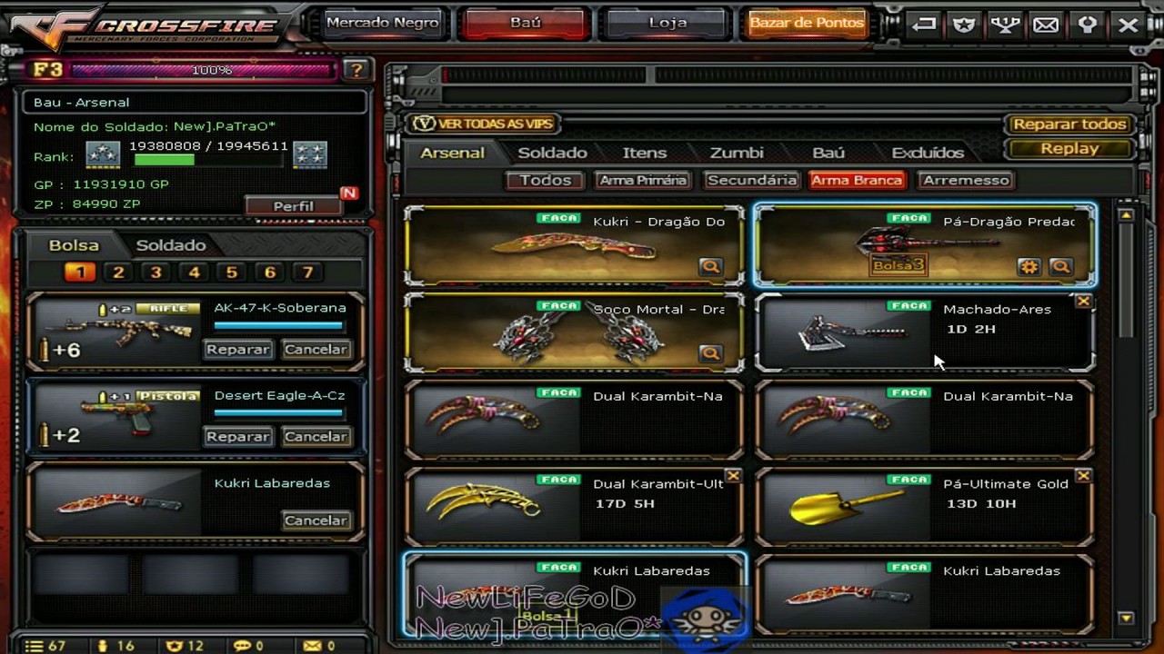 Super Caixa AK-47 WINS AK-47 Scope Black