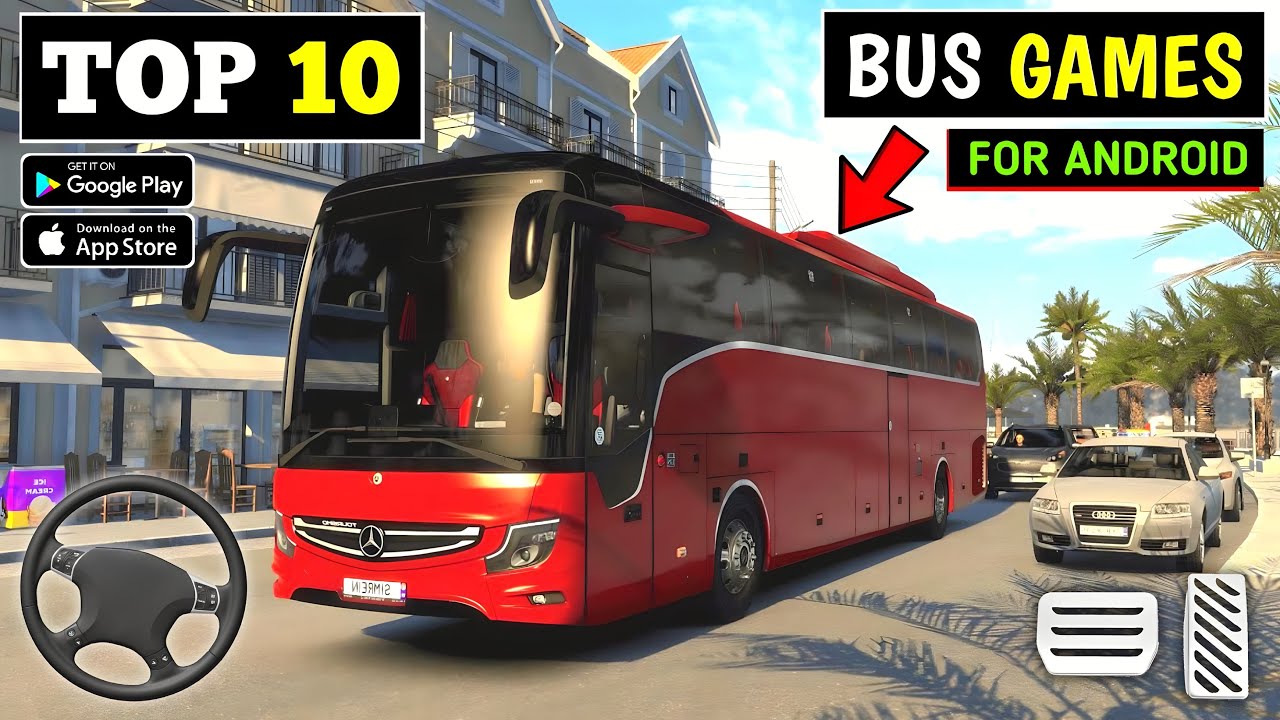 🚚Top 10 Bus Simulator Games For Android | Best Bus Simulator Games for Android