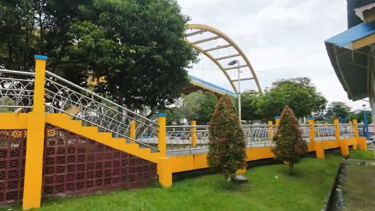 Mutar2 di bawah jembatan Siak 3 Senapelan 🧚🏞️🧚