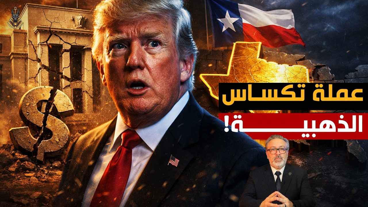 نهاية الدولار تقترب؟  تكساس تعلن التمرد وتصدر عملة ذهبية للقضاء على الدولار!