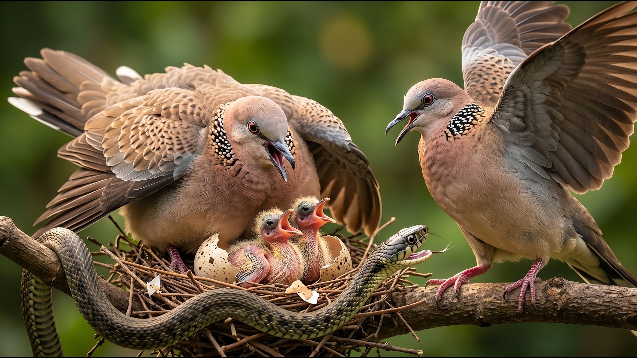 Spotted Dove: 33 Days From Egg to First Flight | Bird Life Cycle Documentary