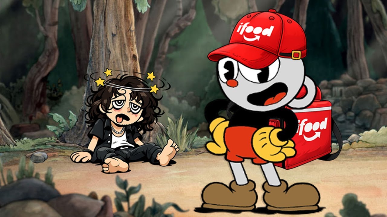 Joguei CUPHEAD até o meu lanche no IFOOD chegar
