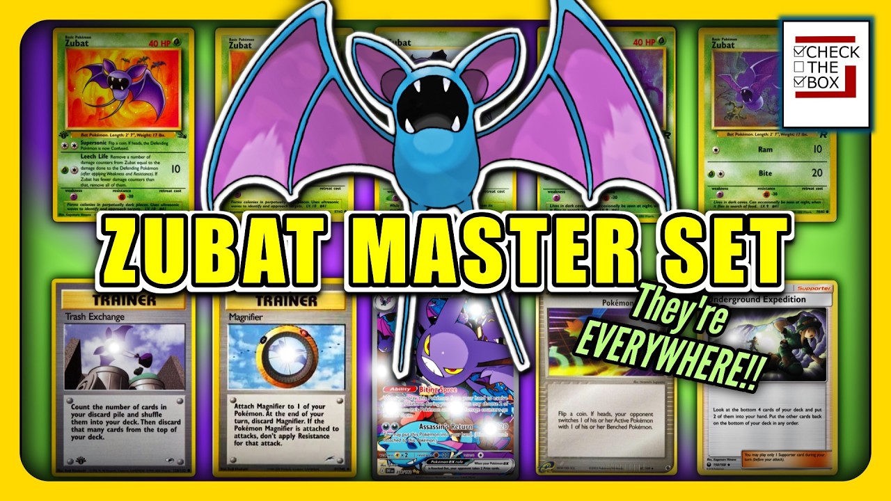Every Zubat Card | The Ultimate Pok&eacute;mon Master List Episode 41