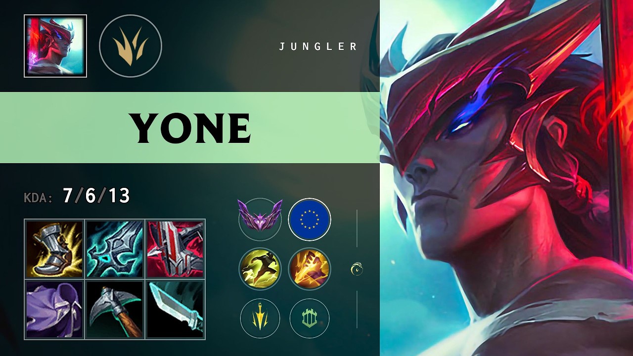 Yone Jungle vs Karthus - EUW Master Patch 26.13
