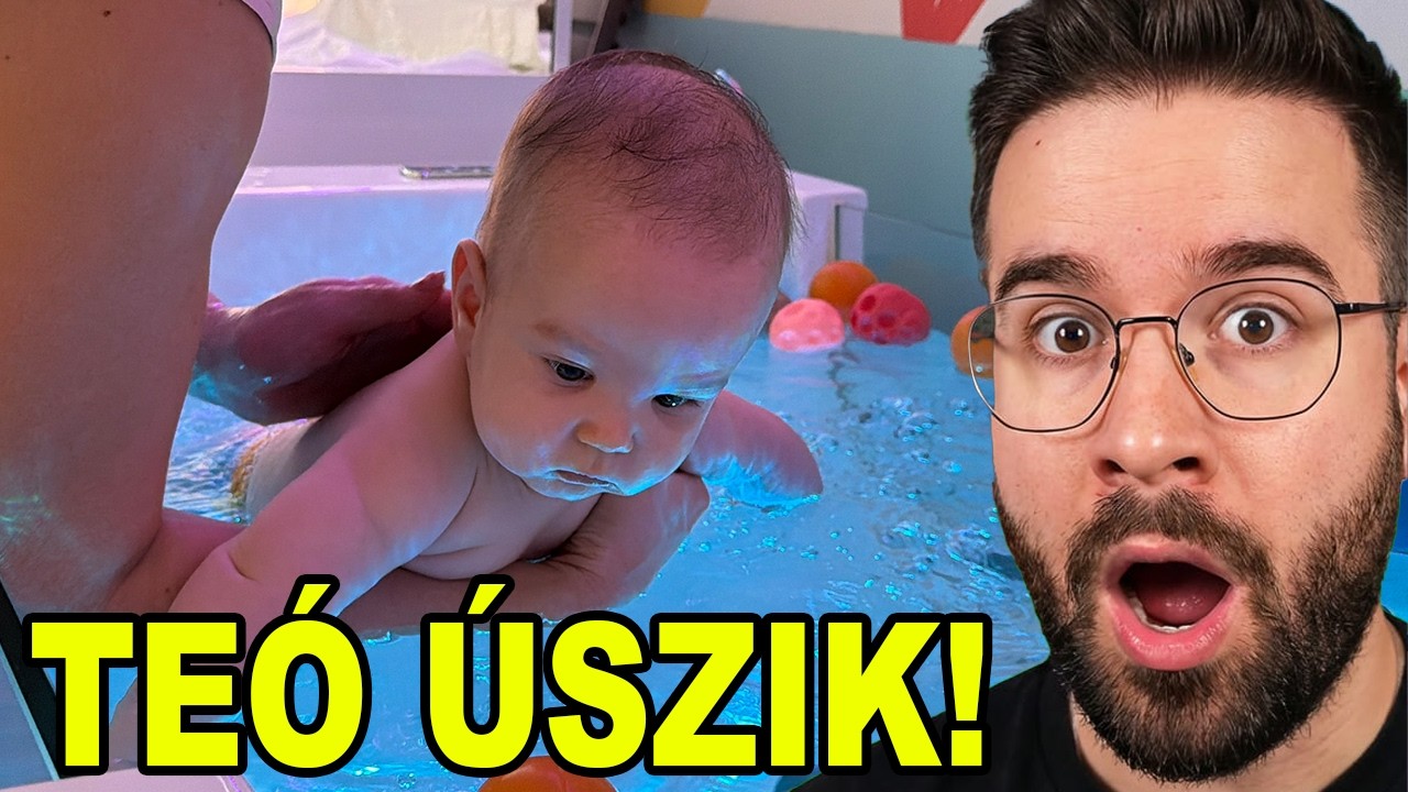 TEÓ ELŐSZÖR PANCSOL!