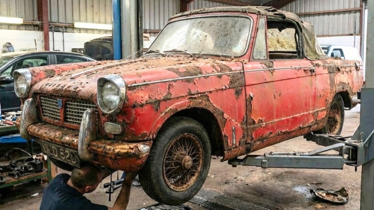 1965 Triumph Herald 1200 Restoration – Reviving a Classic British Icon #carrestoration