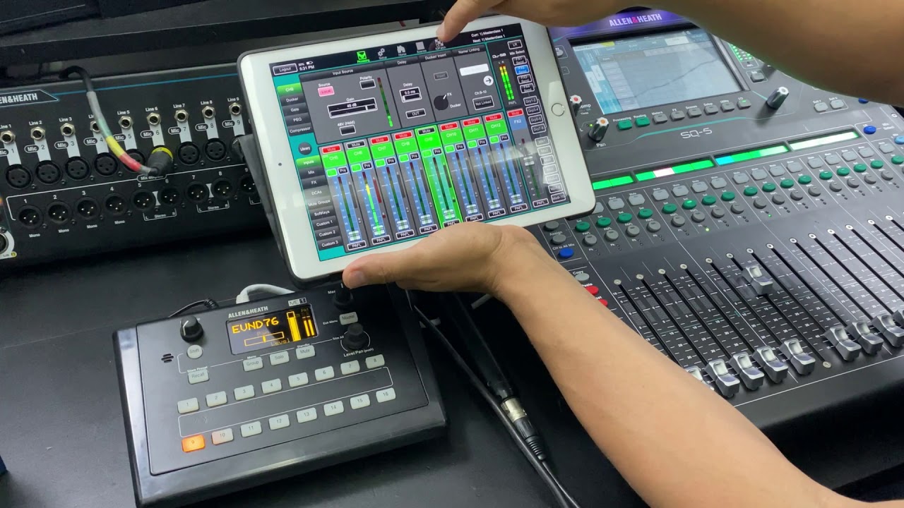 EXPANSÕES DA SERIE SQ DA ALLEN&HEATH