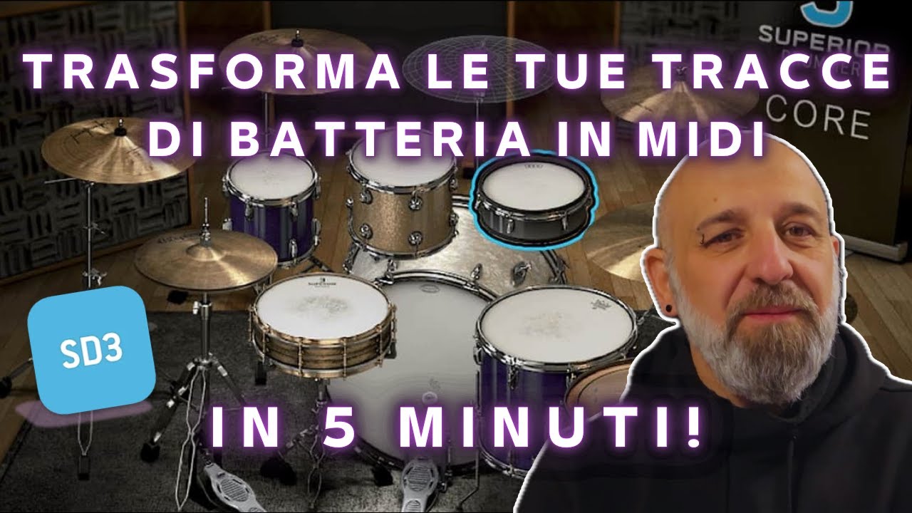 Trasforma Le Tue Tracce Di Batteria In MIDI in 5 Minuti! Con Superior Drummer 3 @toontrack #drummer