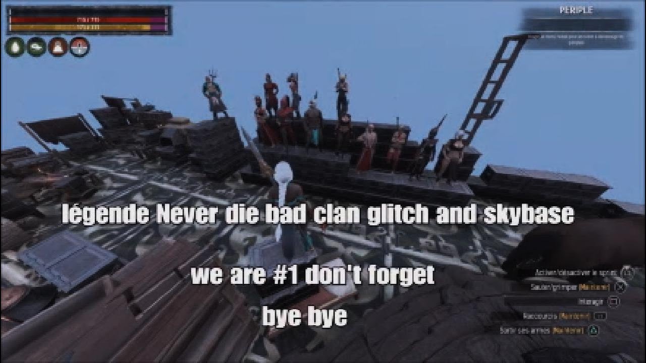 Conan exiles Légende never die Wipe j3 wipe skybase Phoenix vs all server Goodbye conan