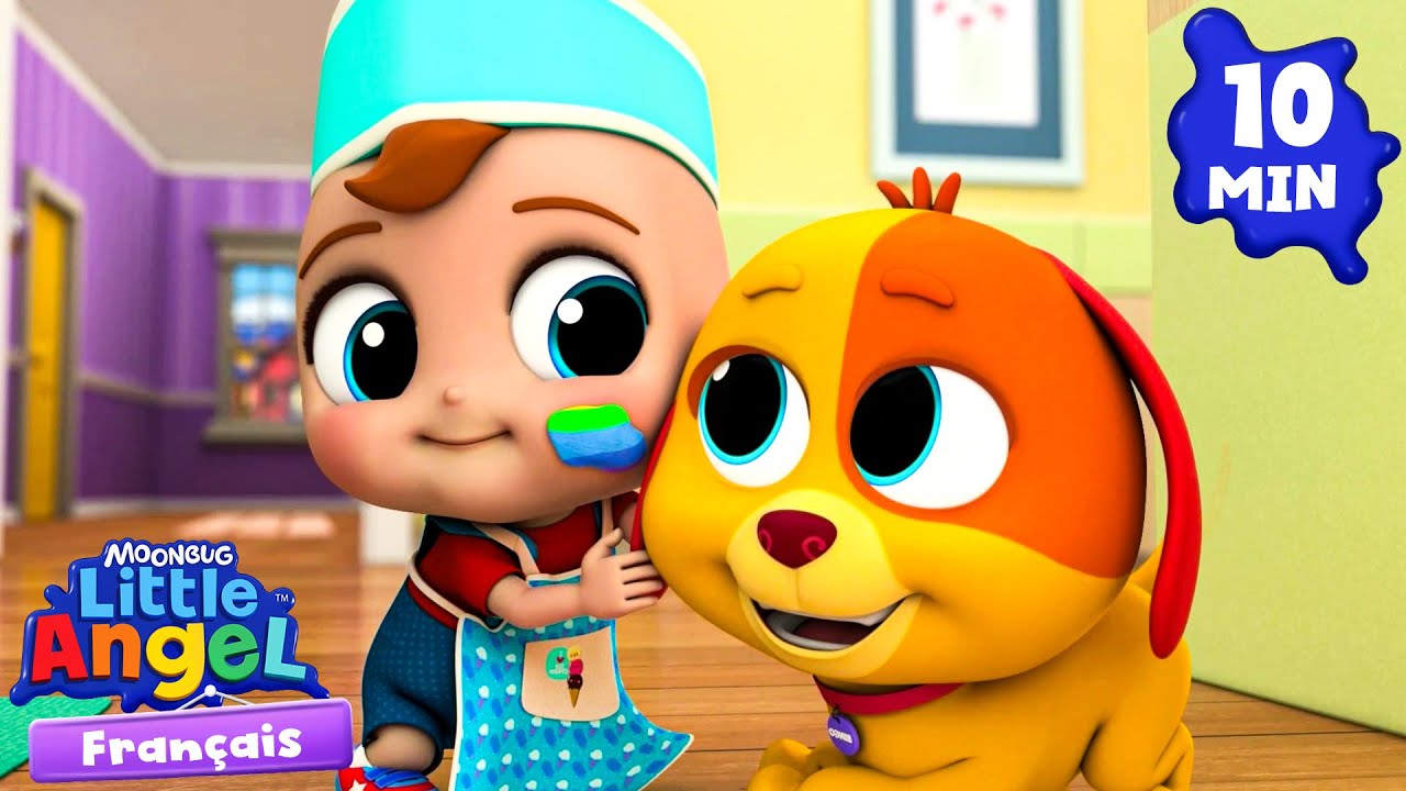 Une Glace Arc-en-Ciel! Apprendre les couleurs | Little Angel | Chanson + Comptines du Monde