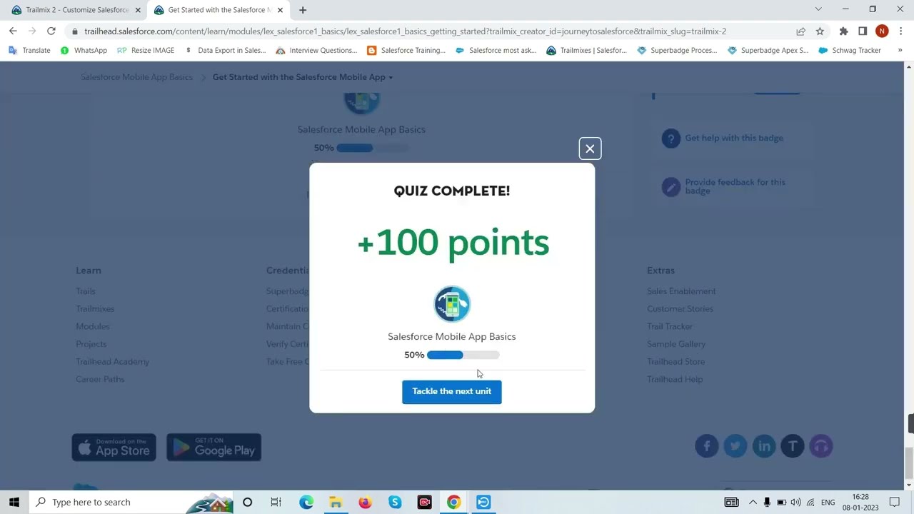 Get Started with the Salesforce Mobile App | Trailhead Solution | Salesforce Mobile App Basics