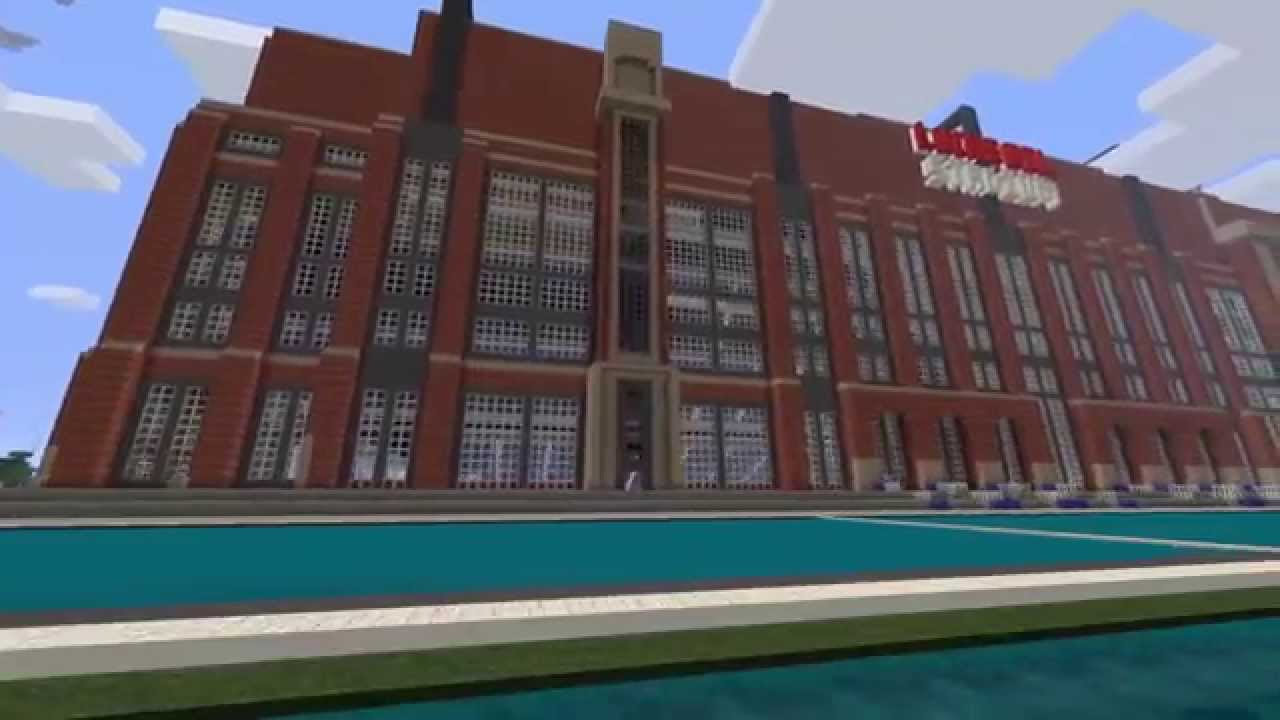 Minecraft : Indianapolis Colts, Lucas Oil Stadium, 2015 Colts player tribute. Minecraft.