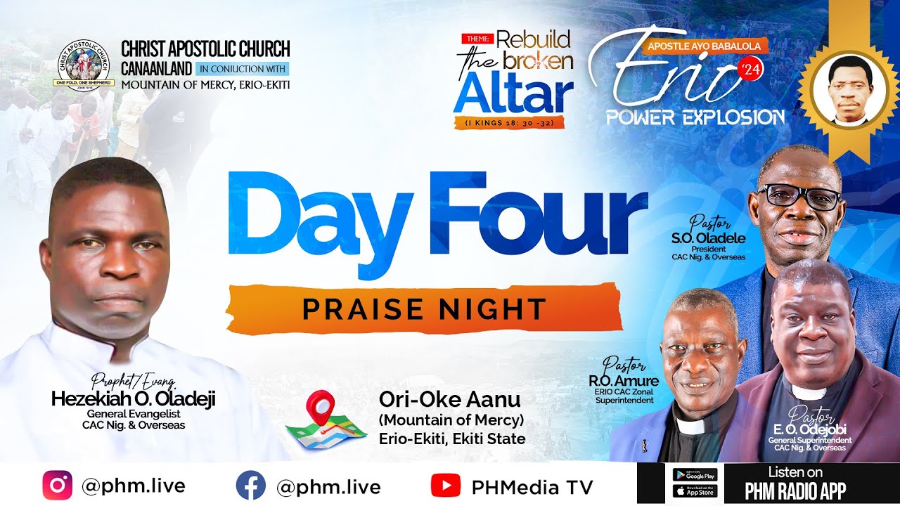 ERIO 2024 | DAY FOUR | EVENING SESSION AND PRAISE NIGHT.