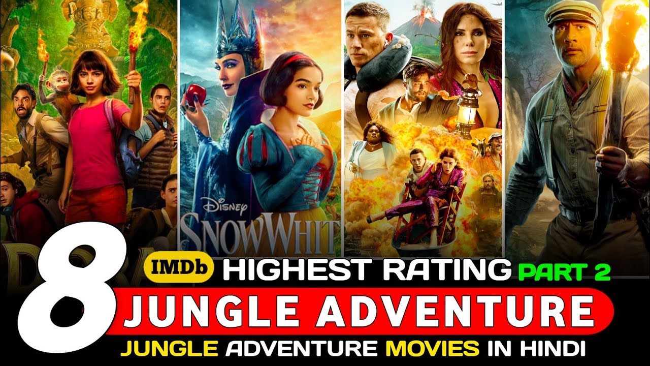Top 8 Jungle Adventure Movies In Hindi Dubbed | Best Jungle Adventure Movies in Hindi Part 2