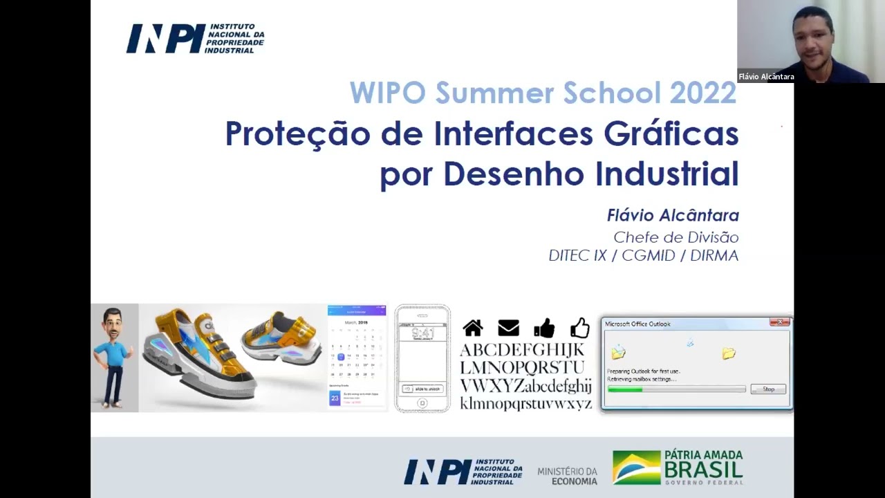 Proteção de interfaces gráficas por Desenho Industrial - Flavio Alcântara (INPI) - 04/08/22