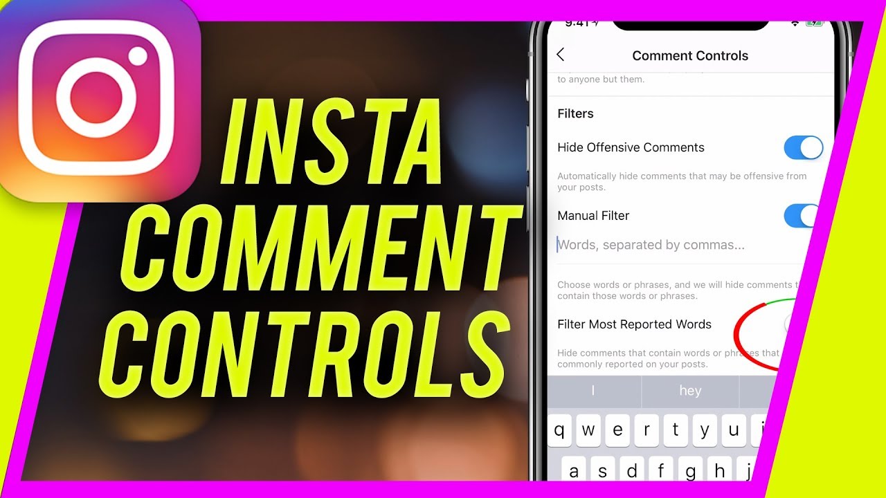 How to Hide Offensive Comments on Instagram (Instagram Comment Control)