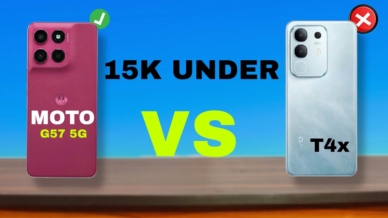 Motorola G57 5G vs Vivo T4X 5G | Under 15K ❌ Galat Phone Mat Lena! 😱