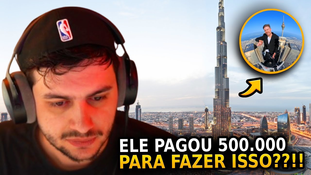 O MRBEAST PAGOU 500.000 DÓLARES PARA SUBIR NO MAIOR PRÉDIO DO MUNDO
