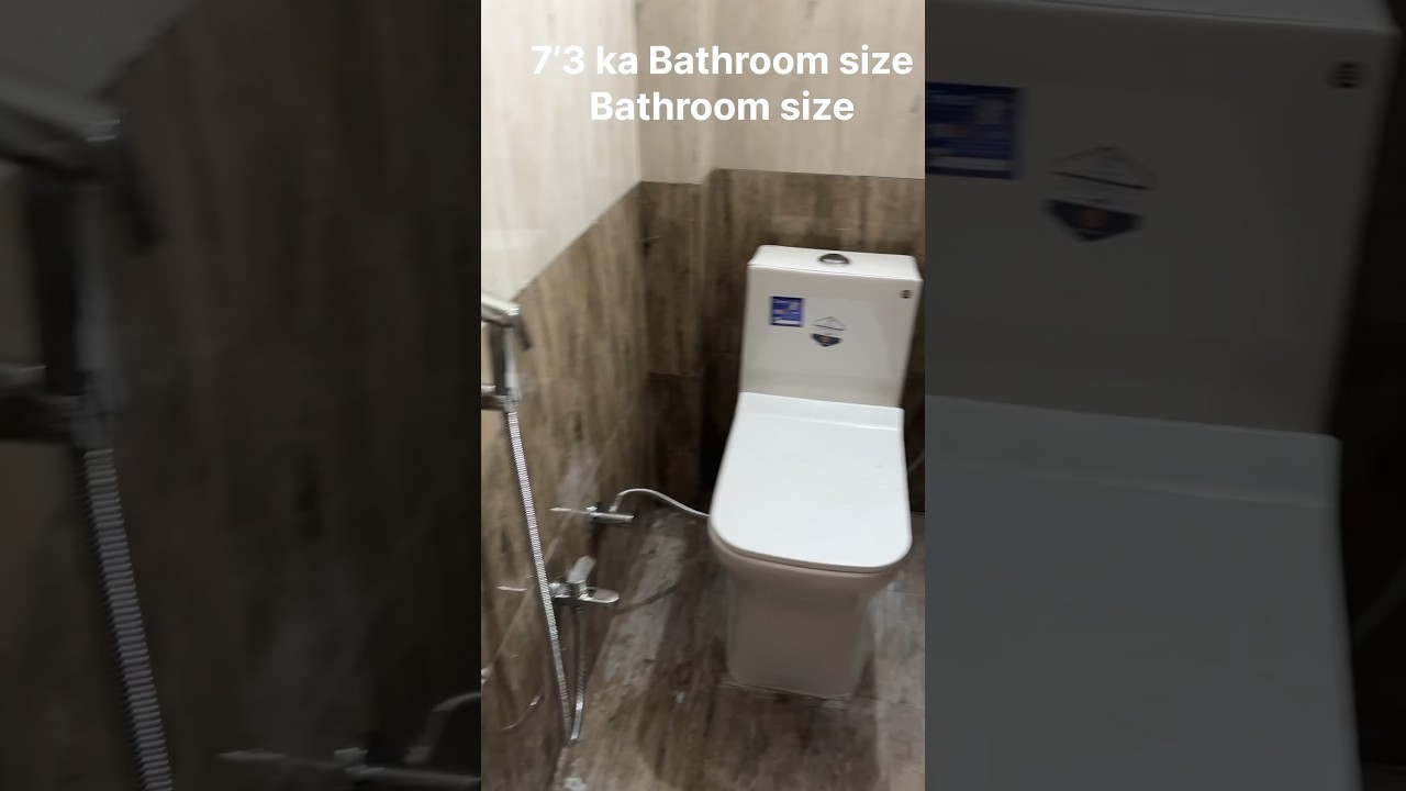 3-7  ka Bathroom size ,￼ design,￼ one piece ￼￼👍